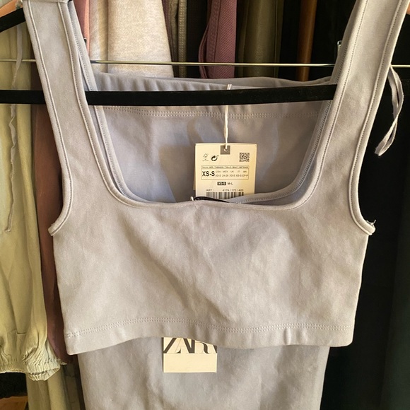 ZARA Seamless set light blue perfect for spring! - Picture 5 of 7